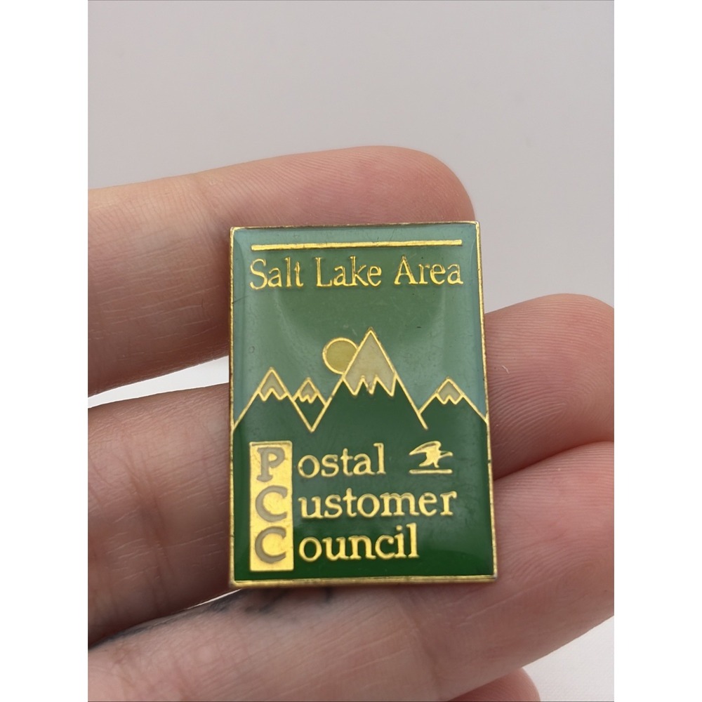 Salt Lake Area Postal Customer Council Utah USPS Lapel Hat Pin